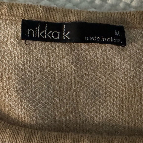 Nikkak Crop Women’s Sweater Tank Plaid M - Picture 3 of 4